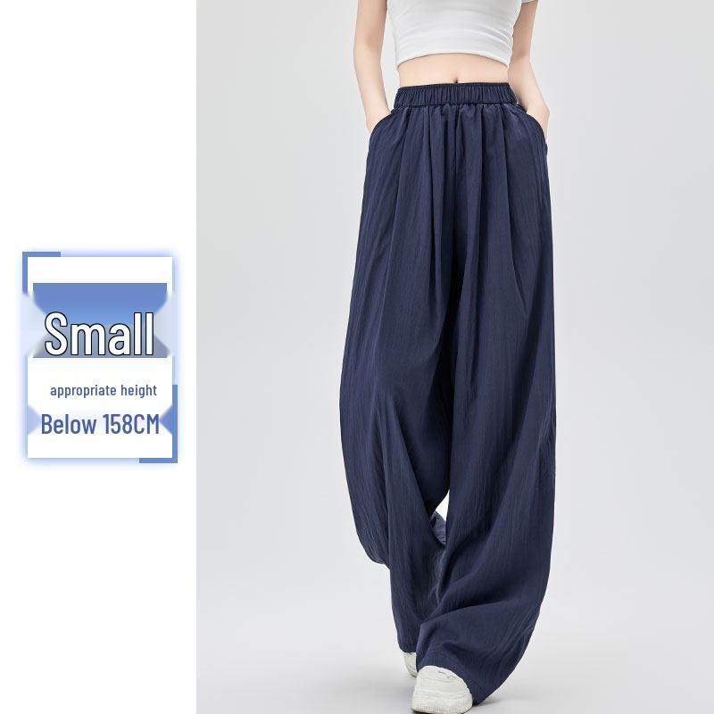Women's High-Waisted Loose Linen Wide-Leg Summer Pants