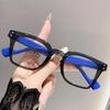 Hot Selling Reading Glasses 0 +1.0 +1.5 +2.5 +3.0 Rectangular Flat Light Glasses Anti Blue Light Black Frame Presbyopia Glasses