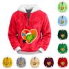 Men's  Plush  Half  Zipper  Hooded Hood  Hoodie