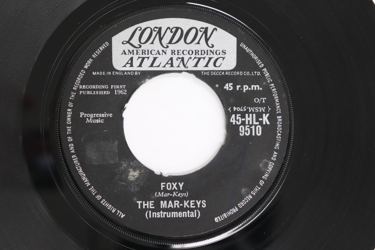 

7-дюймовая пластинка MAR-KEYS - Foxy / One Degree North 45HL9510 LONDON RECORDS 1962 UK Рок Б/У