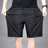 Men Summer Ice Silk Quick-Drying Elastic Sports Leisure Plus Size Beach Shorts