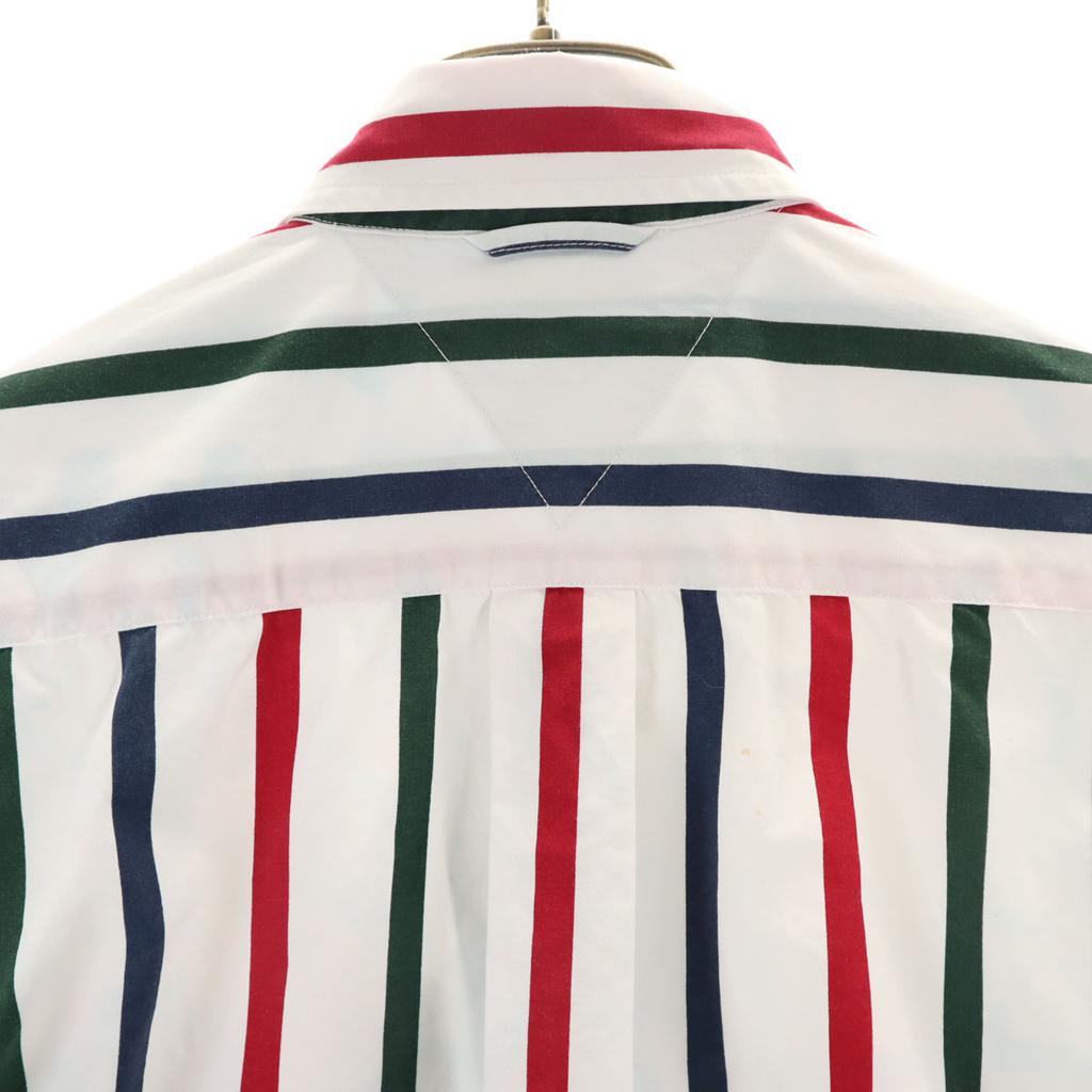 Tommy Hilfiger 90s Old Striped Pattern Short Sleeve Button Down Shirt S Men's Used