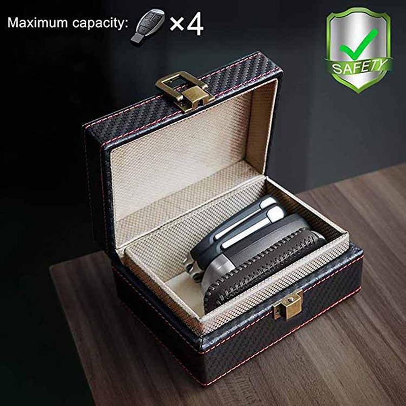 1Pc Mobile Phone Box Car Keyless Signal Blocker Anti-Theft Faraday Box Key Fob Protector Radiation-Proof Safety