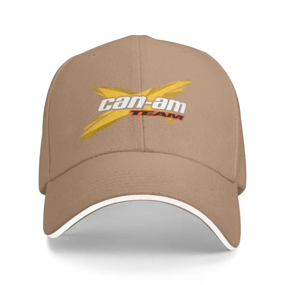 Cappellino da Baseball con Stampa Logo BRP Can Am Personalizzato Cappelli Sandwich Casual Estivi per Uomo Donna Sport all'Aperto Cappello con Visiera Parasole Regolabile