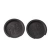38-41 Inch Black Silicone Guitar Soundhole Cover - Dustproof & Anti-Mildew Accessory