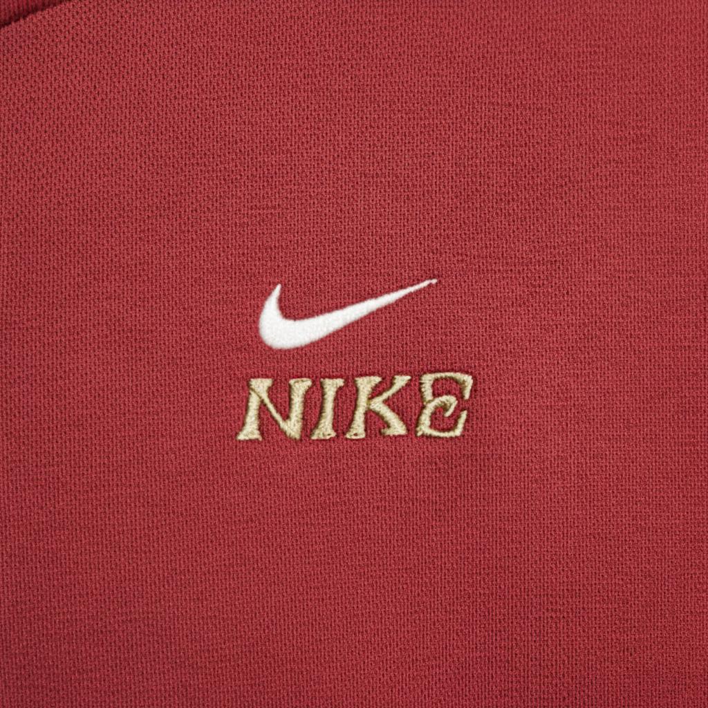 Nike Year Of The Horse Limited Edition Cny New Year Loose Half-Zip Stand Collar Long Sleeve Fleece Top Men tops IQ3708-613
