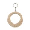 gelato pique High Calorie Fluffy Cookie Mirror Bag Charm Plush Knit Keychain Beige Free Size PWGG262607