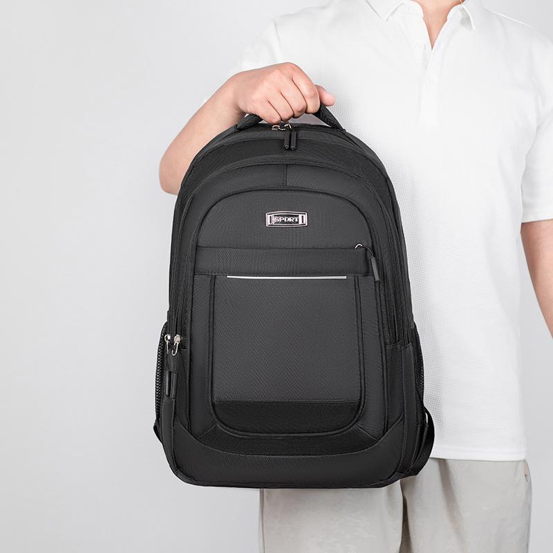 Backpack Men's New Business Commuter Backpack Simple Business Travel Computer Backpack Student School Bag