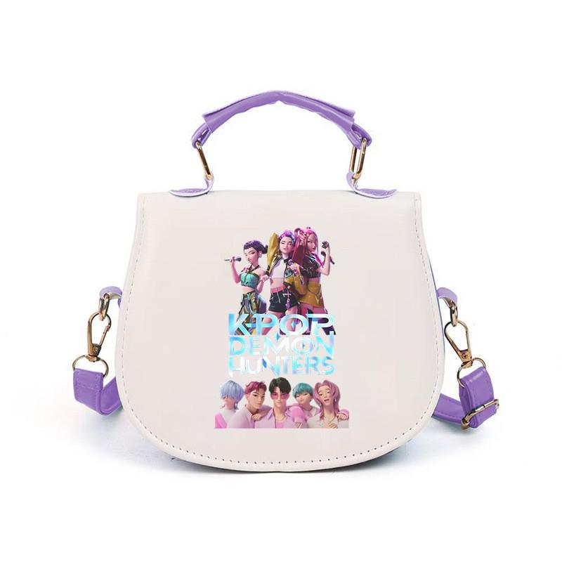 Girls Kpop Hunters Derpy Rumi Zoey Mira Printed Student Kids Casual Shoulder Crossbody Bags