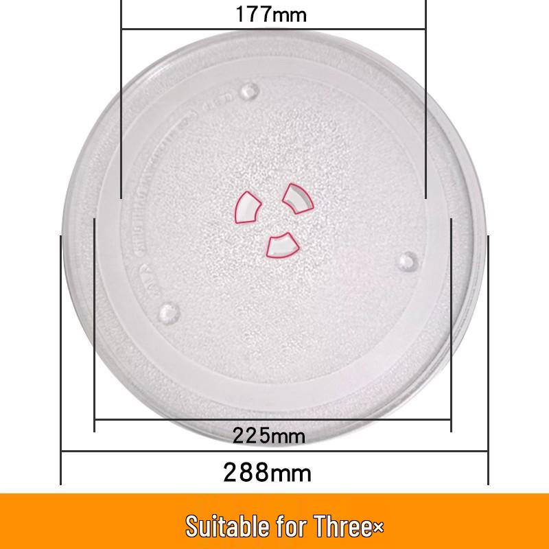 Galanz Microwave Turntable Tray: Universal Plate Accessories (24.5/25.5/27/31.5cm)