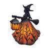 Halloween Decorations Halloween Witch Lamp Spooky Standing Night Light Unique Witch Statue Table Lamp for Bedroom