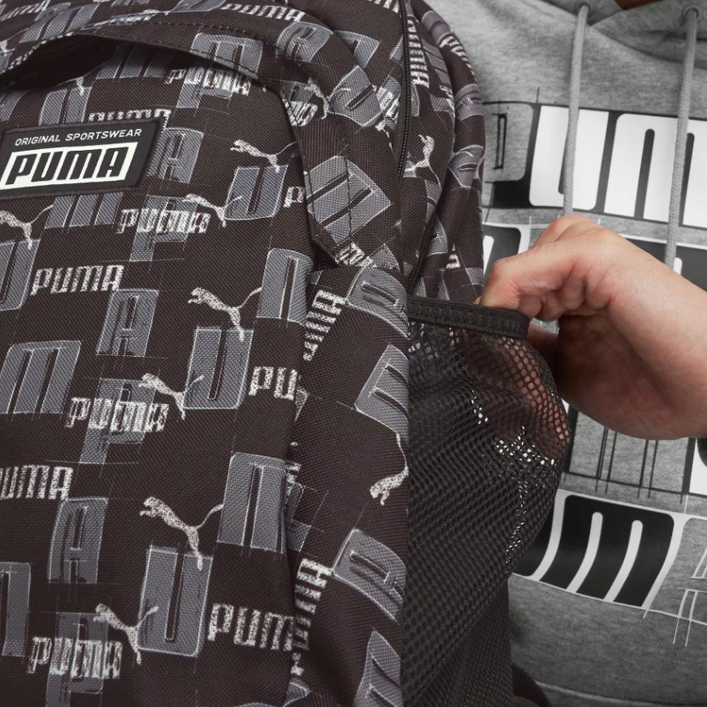 New PUMA Polyester Backpack Regular Men's Black Emblem 079133-19