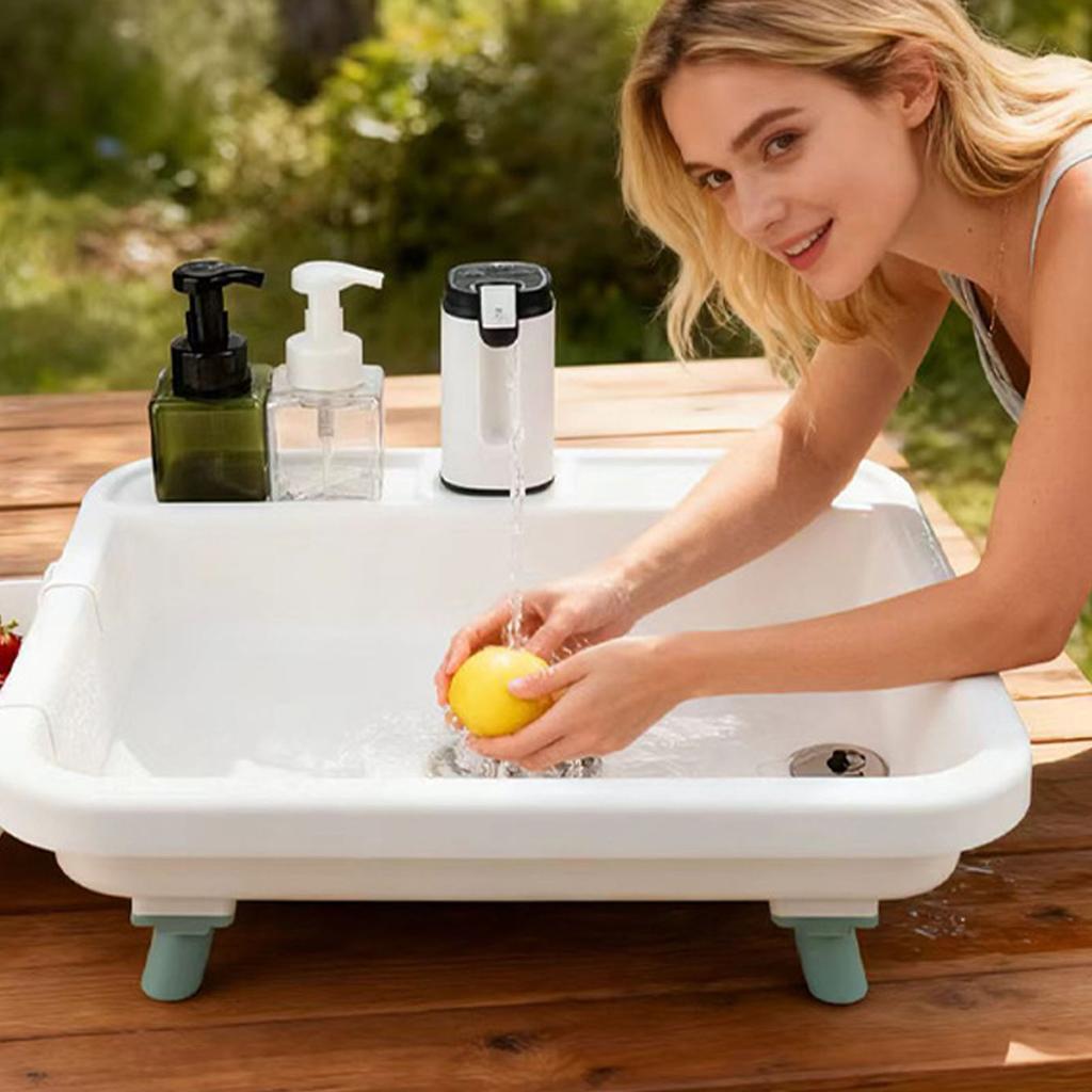 Outdoor Waschbecken Tragbares Handwaschbecken und Elektrisches Set für Camping Gartenaktivitäten
