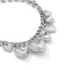 Retro Style Heart Pendant Necklaces Carving Flowers Collarbone Chain Fashion Bead Chain  Women
