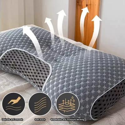 Cervical Orthopedic Neck Pillow Skin Friendly And Protect The Pillow Neck Household Soybean Fiber Massage Pillow For Sleeping