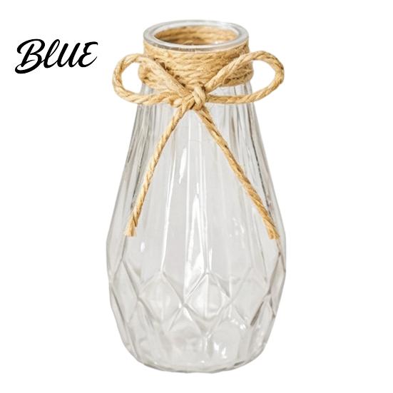 Verdickte Imitationsglas-Vase Dekorative Blumenvase Transparenter Stil Halter für Heimvasen Dekor Dekor Moderner Blumengefäß Frisch Und