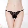 Women's Fashion Transparent Lace Butterfly Sexy Panties Thong Solid  Color