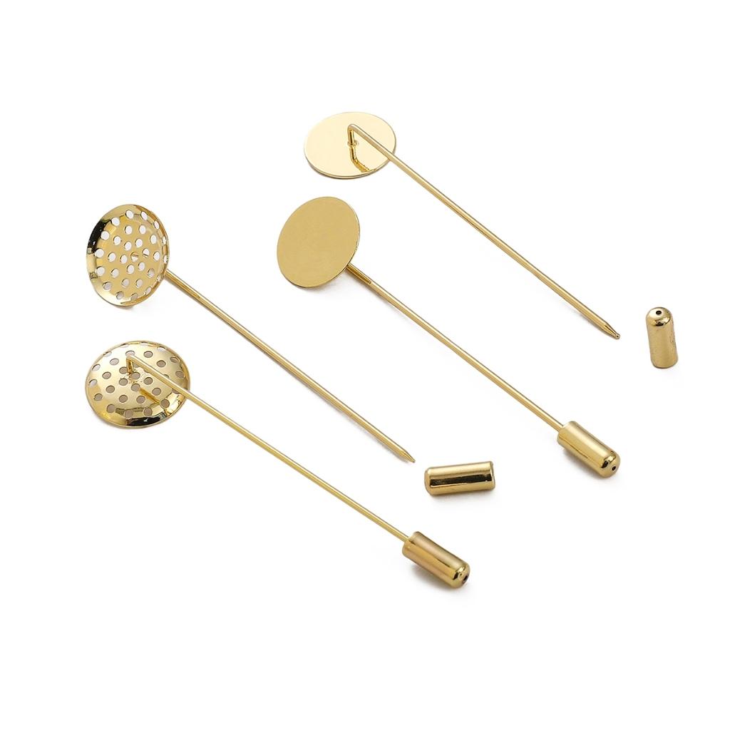 1pc [60mm] One line circular brooch Jewelry Accessories DIY Making Fashion Copper High-quality Brooch Accessories