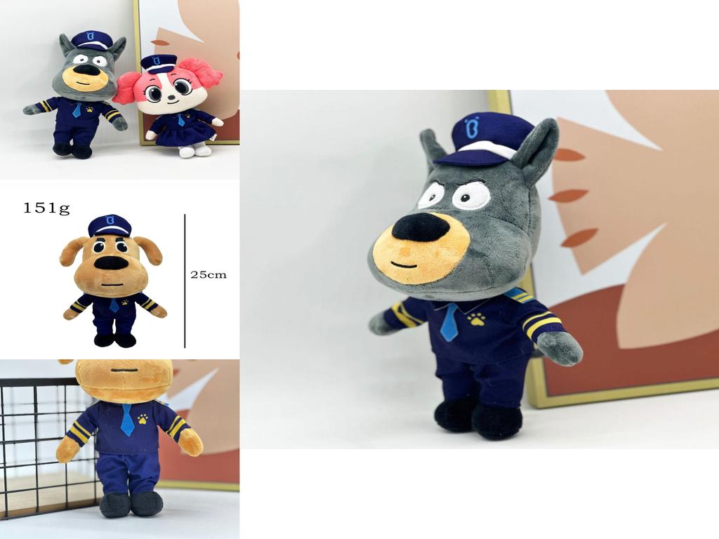 Sheriff Labrador Plush Toy Soft Stuffed Animal For Boys And Girls