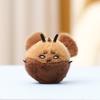 Cockroach Round Eyed Plush Keychain Stuffed Toy Cartoon Bag Decoration Gift