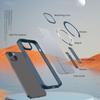 For iPhone 15 Plus Case Compatible with MagSafe Kickstand TPU + Acrylic Phone Cover