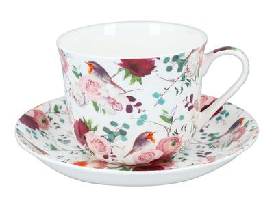 Heritage, tasse à petit-déjeuner 390ml - bouquet d'oiseaux