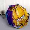 Garfield Outdoor Umbrella with Automatic Open/Closed Mechanism, Foldable Design, 8 Rib Iron Frame Perfect Gift for Fans and Travelers0104048