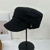 Autumn new retro British style newsboy hat women's high-end suede octagonal hat showing the face small fashionable painter hat