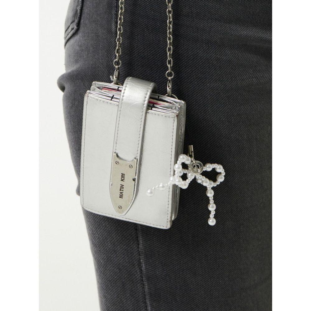 PHONO PHONO MINI RIBBON PEARL KEY RING