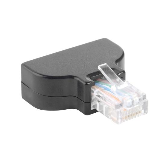RJ45 Screw Terminal Adaptor Connector Stable Universal RJ45 Male To 8 Pin Screw Terminal Connector Ethernet Extender