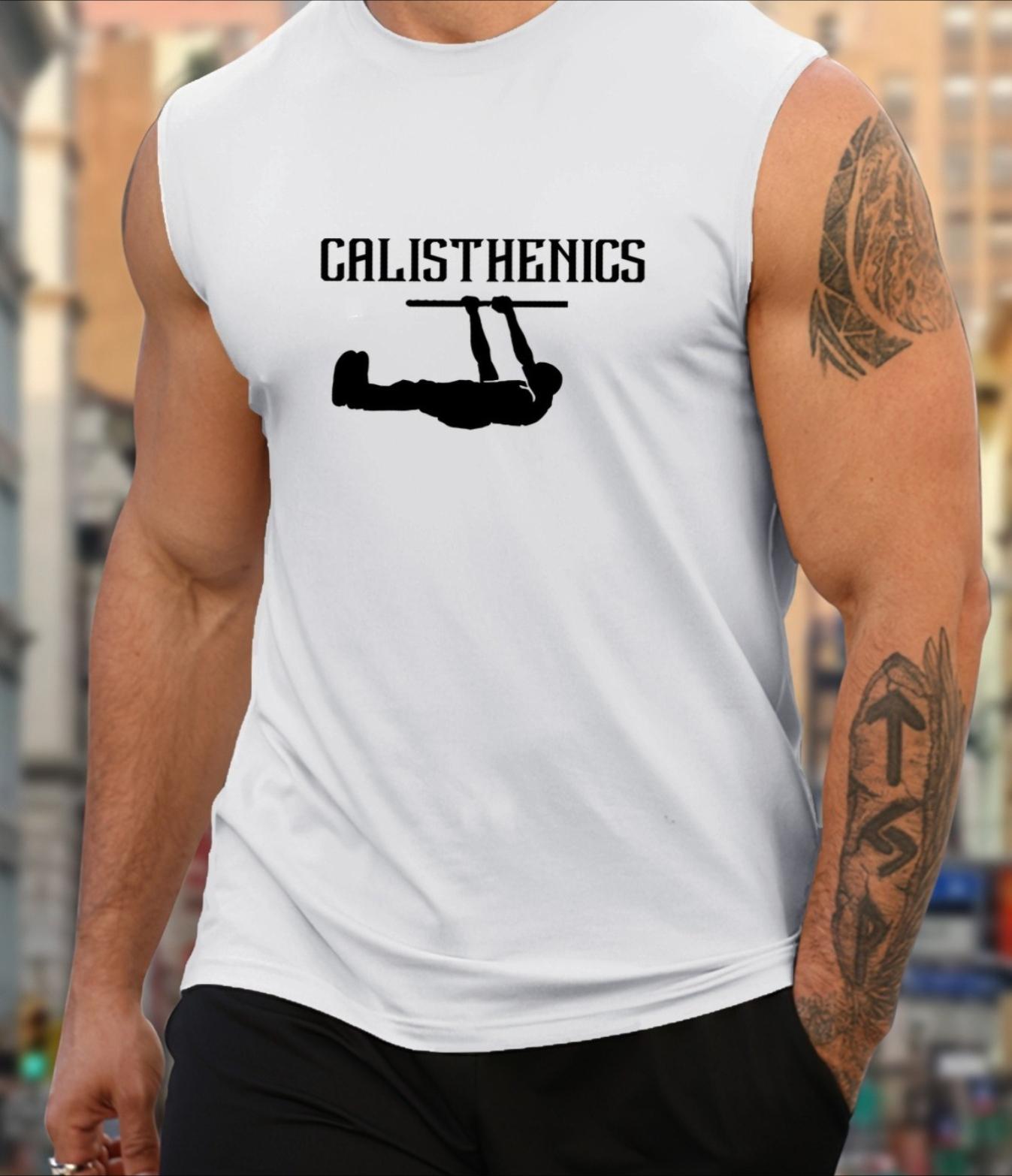 Однотонная мужская майка без рукавов из полиэстера, легкая, прохладная и эластичная XXL белый