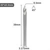 3,175 mm V-förmiger Spitzen-Schaftfräser, 20-60 Grad Spitze, Hartmetall-3D-Gravierbit
