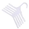 White 20 PCS/LOT Plastic Non-Slip Trousers Hanger Kid Clothes Stand White Multi-layer Hanger for Baby Clothing