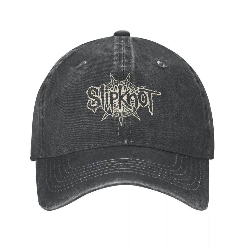 Heavy Mental Rock Music Baseball Cap Vintage Distressed Washed Snapback Hat Running Golf Caps Hat