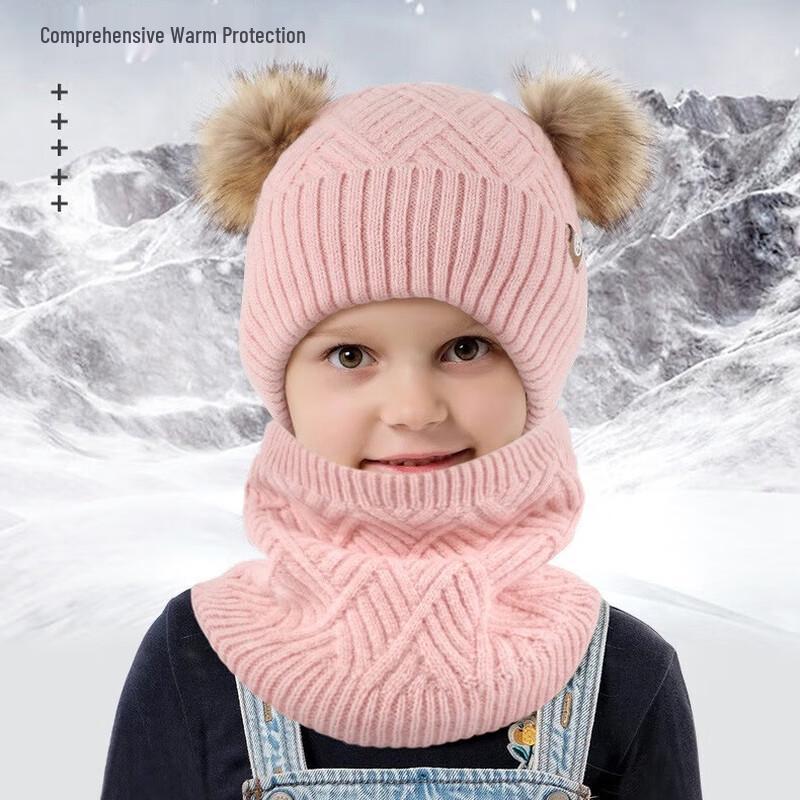 

Детский зимний вязаный набор: шапка, шарф и перчатки One Size