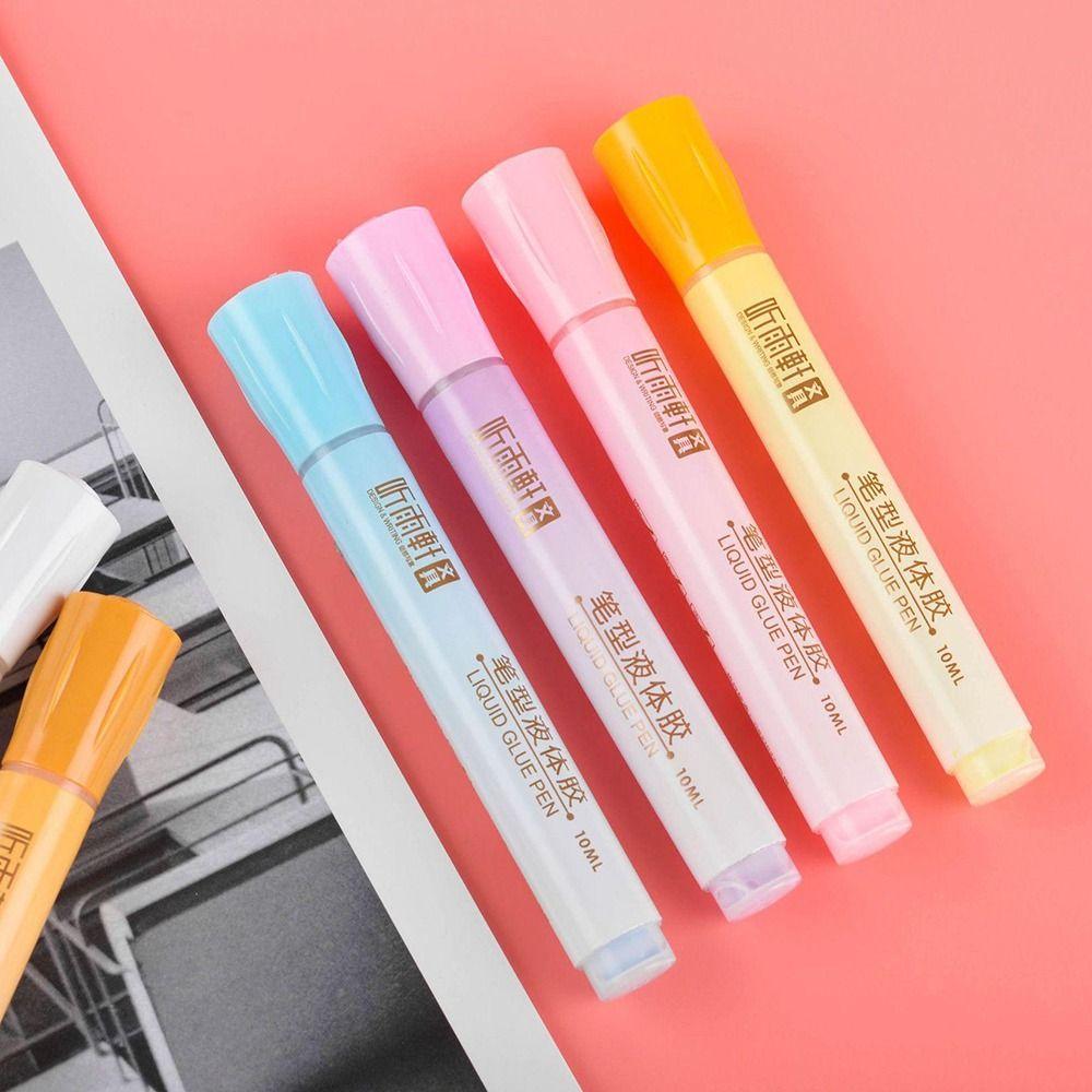 Pen Shape Dot Glue Pen High Viscosity Glue Dispensing Pen Double Sided Adhesive Stationery