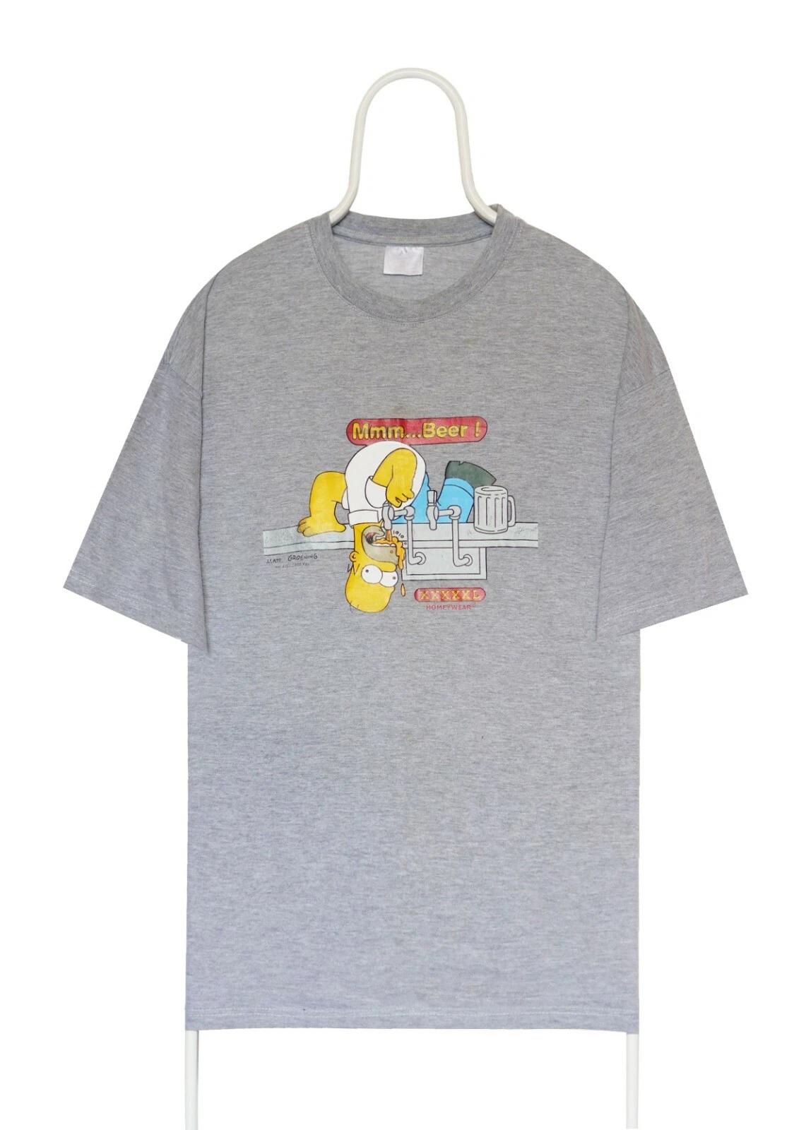 The Simpsons Homer vintage 2000 year t-shirt 2XL