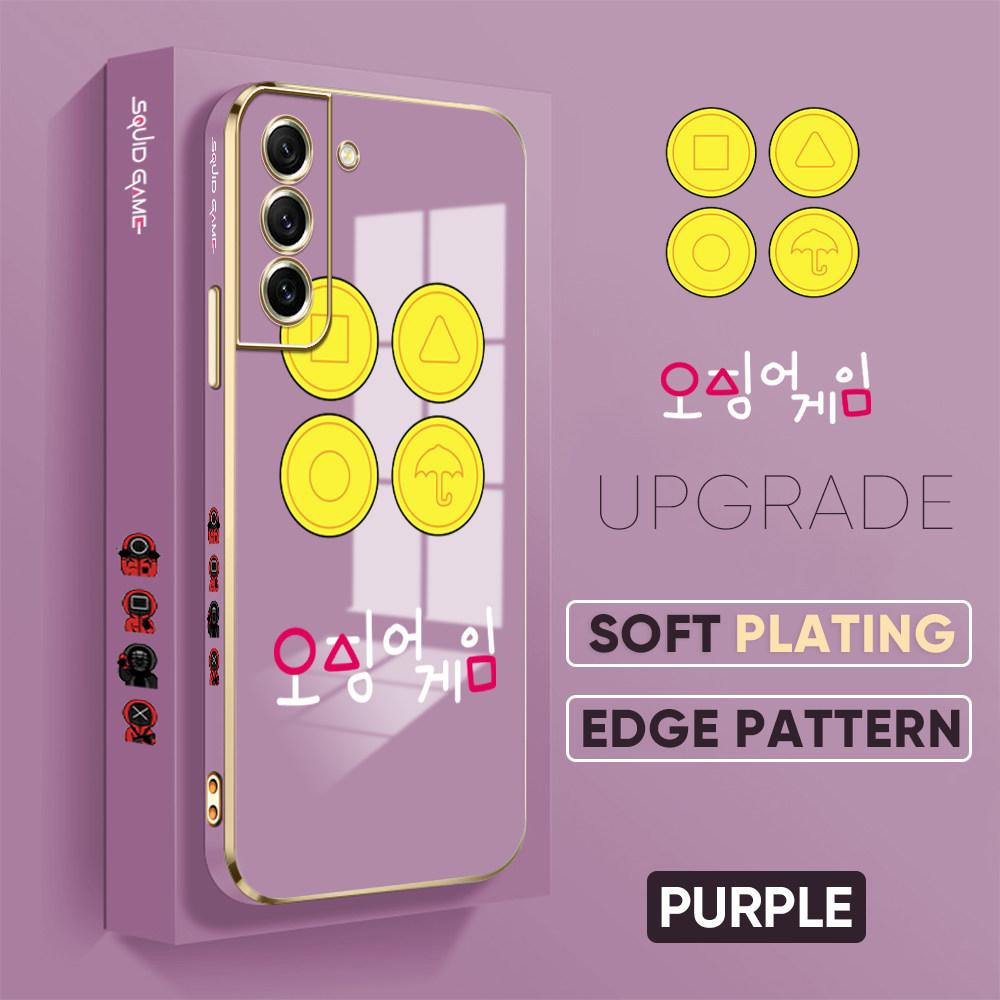 Barevné tiskové vzory Pouzdro se čtvercovým vzorem na hraně Pokovené pouzdro telefonu Luxusní pokovování měkké pouzdro na telefon pro iPhone Motorola Moto OnePlus Samsung