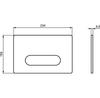 Flush Button Ideal Standard Oleas M4 R0126AC