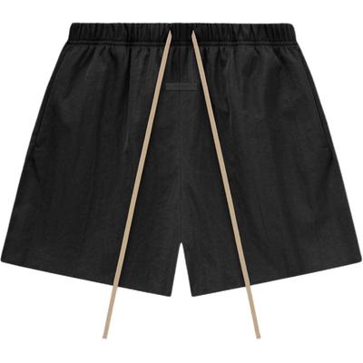 Textured Nylon Soccer Short Black Men Bottoms 160BT244440F