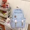 Schoolbag High School Girl Korean Schoolbag High Value Female College Student Japanese Fashion Versatile Backpack Large Capacity Backpack