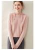 Women's Cashmere Hooded Sweater - Loose Fit, Korean Style, Ideal for Autumn and Winter.