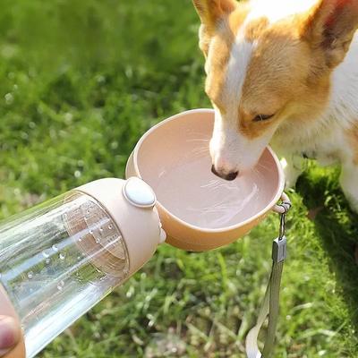 Dog Outdoor Water Bottle Outdoor Multifunctional Pet Tumblers Dog Water Feeder Portable Pet Water Fountain Supplies