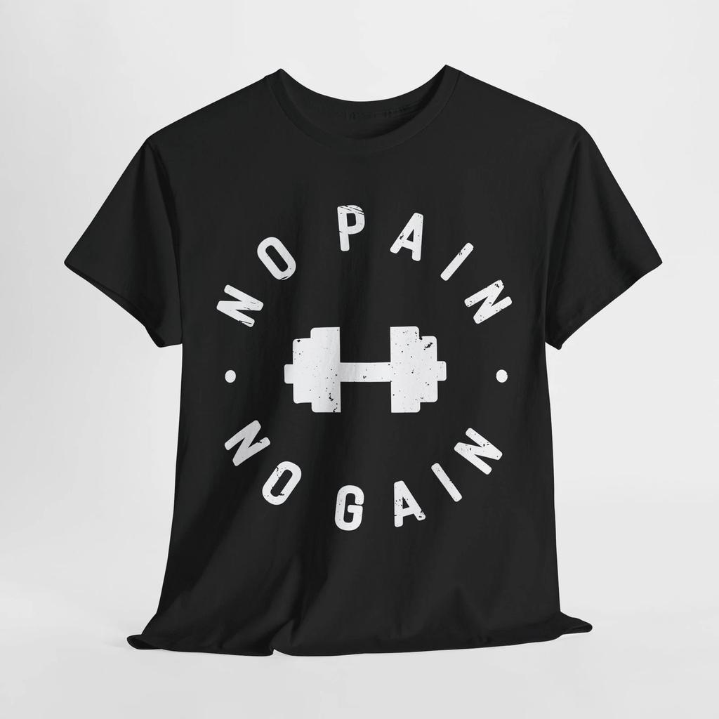 NO PAIIN NO GAIN T-Shirt | Muscle Training Tee | Gym Beast Workout Shirt