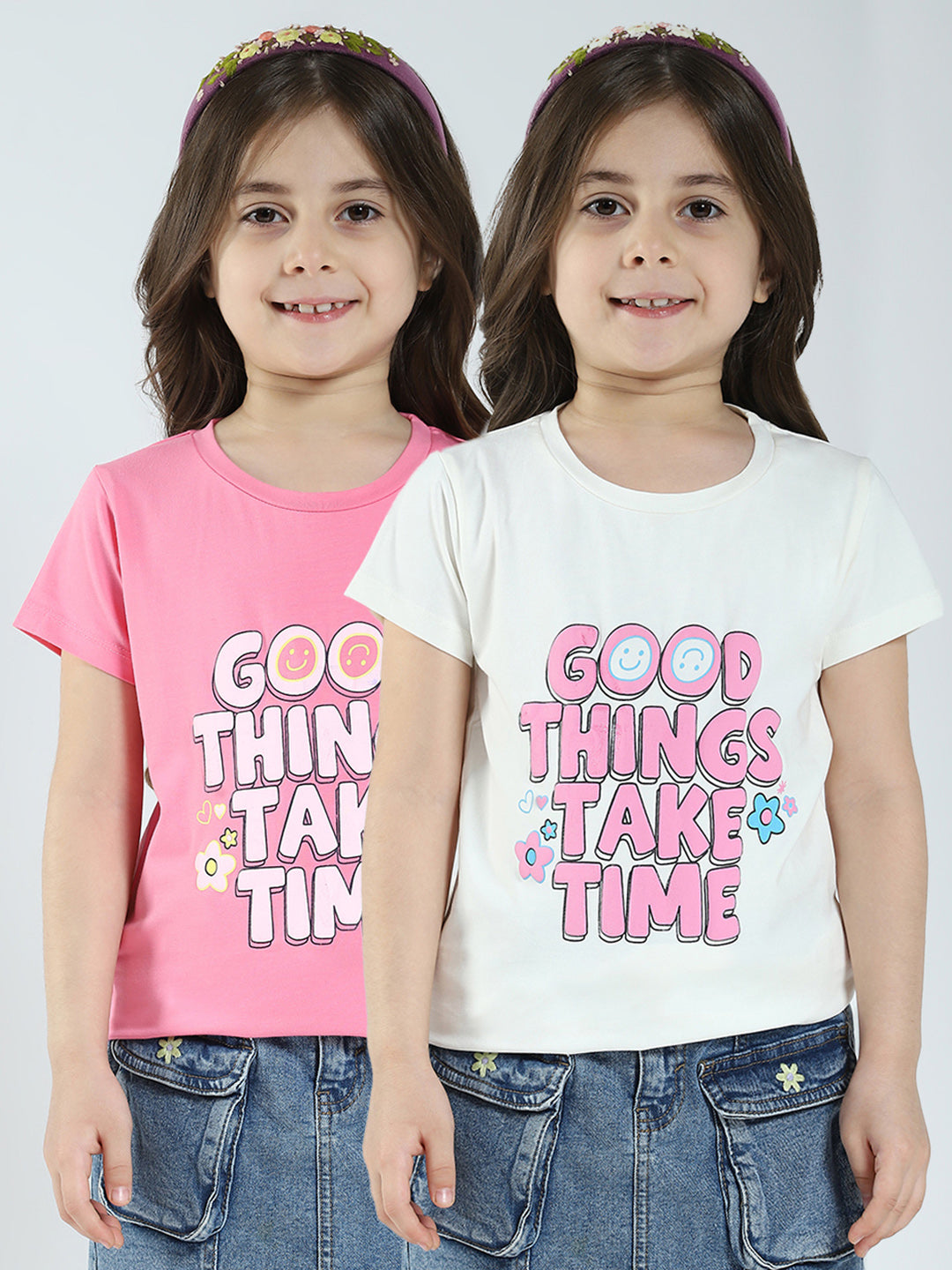 Monte Carlo Girls Regular Fit Printed Top Set 13-14 Years