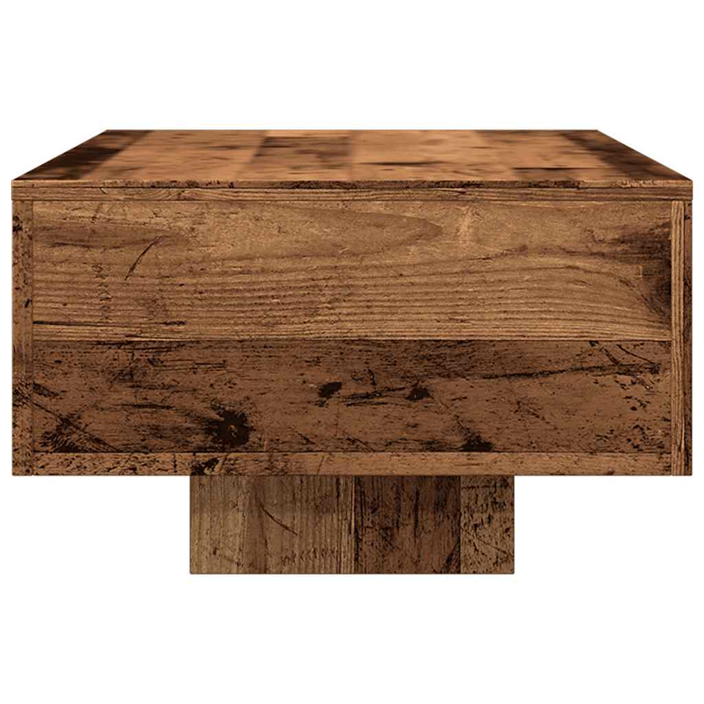 Coffee Table with Vintage Wood Look 100 x 49.5 x 31 cm Engineered Wood