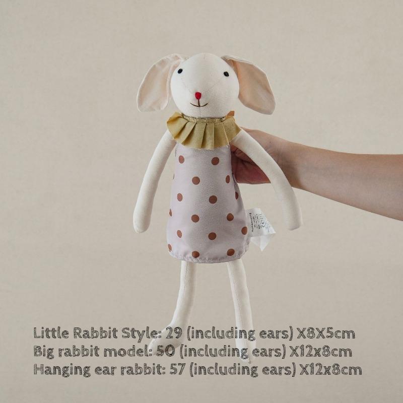 1PC Nordic Style Bunny Doll Cotton High Quality Companion Toy Souvenir Holiday Gift Cartoon Baby Soothing Toy