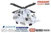 Freedom Model Kit Compact Series Japan Maritime Self-Defense Force SH-60J/K Plastic Model Kit FRE162038 Molded Color