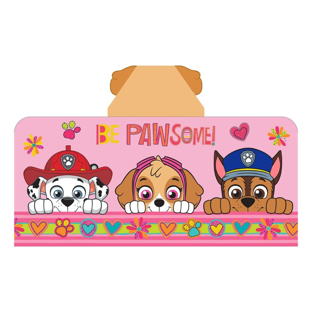 Franco Kids Bath & Beach Soft Cotton Terry Hooded Towel Wrap, 24" X 50", Paw Patrol, Pink