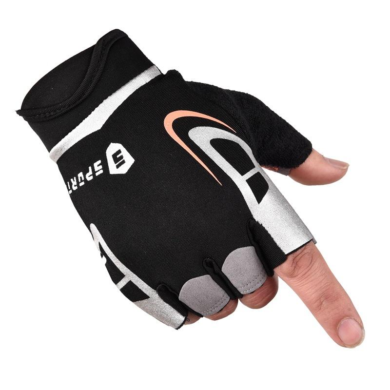 Fitness Cycling Gloves Half Finger Men's and Women's Non-slip Breathable Thin Equipment Gym Exercise Outdoor Sports Gloves